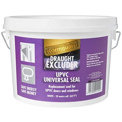 Image of STORMGUARD 21SR397020MW UPVC Replacement Push in Seal White 20M