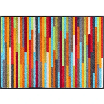 Image of wash+dry Doormat, Polyamide Back: Nitrile Rubber, Multicoloured, 60 x 85 cm (Rechteckig)
