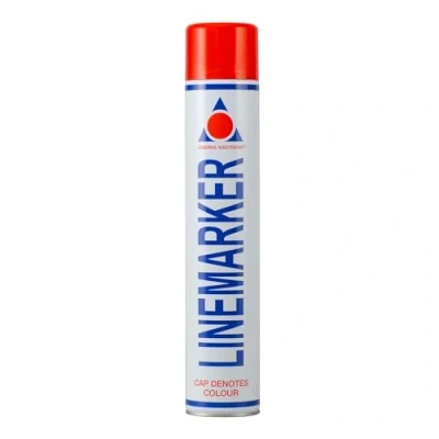 Image of Aerosol Solutions 0902 Line Marker Spray Paint Red 750ml