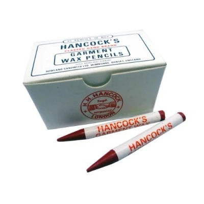 Image of Wax Pencils 25 Red Hancocks Fabric / Garment Marking