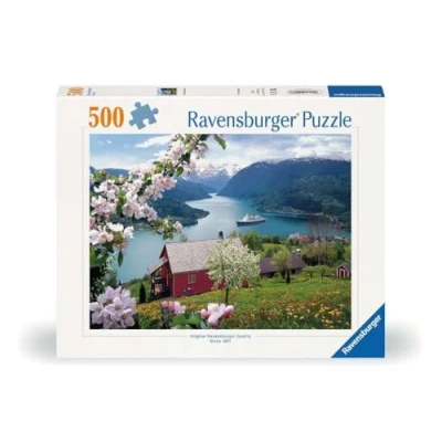 Image of Ravensburger 12000208 Landscape 500 pieces jigsaw Puzzle for adults and kids age 12 years up, puzzles Norway