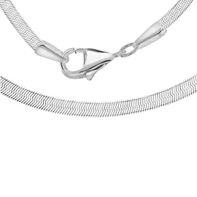 Image of Tuscany Silver Women&#039;s Sterling 2.3 mm Popcorn Chain Necklace of Length 46 cm/18 Inch