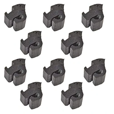 Image of SPARES2GO Pan Grid Rubber Buffer for Hotpoint Oven Cooker Hob (Pack of 10)
