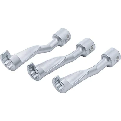 Image of BGS 8450 Pipe Wrench Set, open 12.5 mm (1/2&quot;) Drive 14 17 19