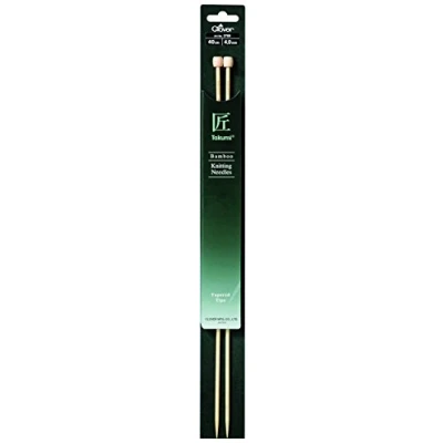 Image of clover CL3769 Takumi Bamboo: Knitting Pins: Single Ended: 40cm x 4.00mm, Wood