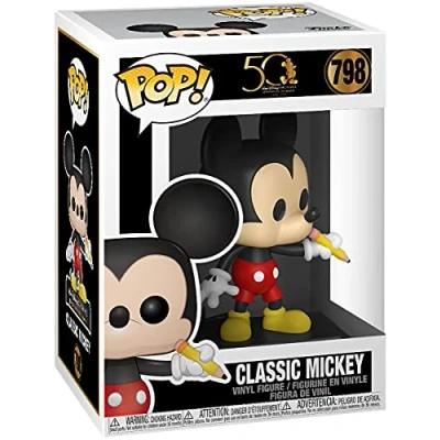 Image of Funko POP! Disney: Archives Classic Mickey Mouse Collectable Vinyl Figure Gift Idea Official Merchandise Toys for Kids &amp; Adults TV Fans Model Collectors