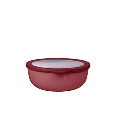 Image of Mepal Multi Bowl Cirqula Round Food Storage Container with Lid Suitable as Airtight Box for the Fridge &amp; Freezer, Microwave Servable Dish 2250 ml Vivid mauve
