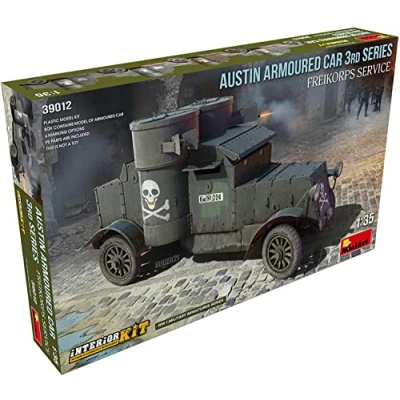 Image of Miniart MIN39012 WWI 1:35 Austin 3rd Series, Freikorps Service Int Scale Model Kit