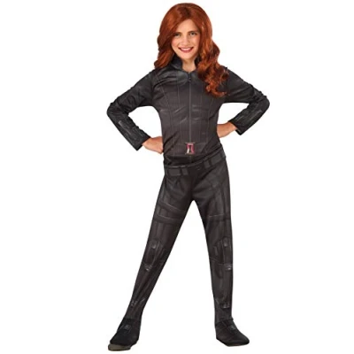 Image of Rubie&#039;s Official Girl&#039;s Marvel Widow Costume Civil War Child Black, Small, Age 3 4 years, HEIGHT 3’ 8 4&#039; 0&quot;