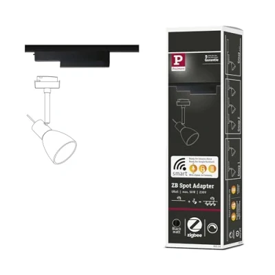Image of Paulmann URail track adapter, ZigBee, black