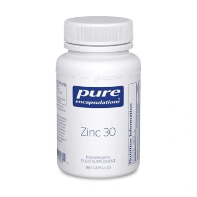 Image of Pure Encapsulations Zinc 30 Picolinate 30mg Highly Absorbable Hypoallergenic Immune System Supplement 180 Capsules