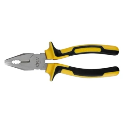 Image of Tool HP01 N Chrome Vanadium Steel Combination Pliers, 165 mm long, black/yellow