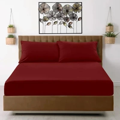 Image of EverSoft Bedding 100% Egyptian Cotton 400 Thread Count Fitted Bed Sheets 35cm Extra Deep Single Mattress Sheet Soft &amp; Luxury Pocket