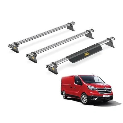Image of Van Guard Trade Roof Rack for Renault Trafic (2014+) 3 Steel Bars [Only Suitable Standard Models] UltiBar SB315