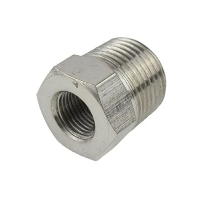 Image of Threaded Adapter Hex Bush 3/8 BSP Male to 1/8 Female Air Hose Fitting FT082