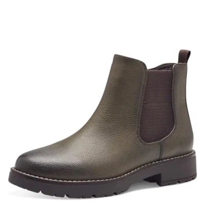 Image of Jana Women&#039; Chelsea 8 25465 43 Boot, Olive, 4 UK