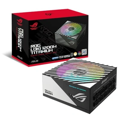 Image of ASUS ROG Loki SFX L 1200W Titanium PSU (Fully Modular Power Supply, 80+ Titanium, 120mm PWM ARGB Fan, Aura Sync, ATX 30 Compatible, PCIe 50 Ready)