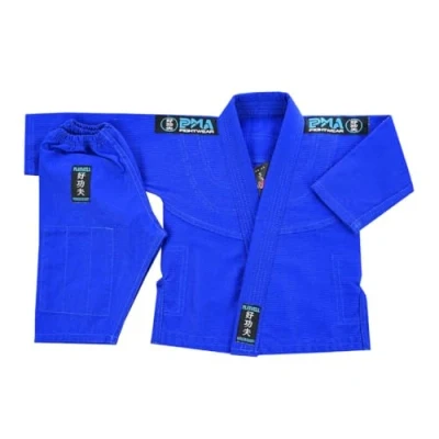 Image of Playwell Martial Arts Gifts Baby Infant BJJ Ju (Jiu) Jitsu Uniform (Suit) Blue (6 12 Months)