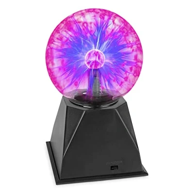 Image of BeamZ PBL10 Plasma Ball Light Mood Lamp Touch Sensitive Novelty Globe Sphere for Kids Sensory Science Experiments…