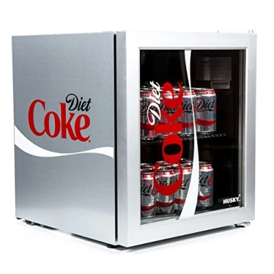 Image of Husky HUS HY209 Diet Coke Design Glass Door