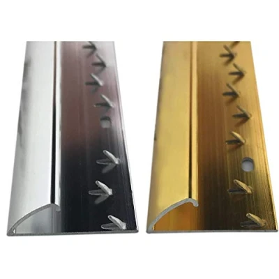 Image of Single Edge Carpet Metal, Door Bar Trim Brass