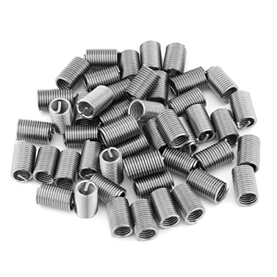 Image of Thread Repair Insert, 50 PCS SS304 Stainless steel Coiled Wire Helicoil Insert Assortment Kit M6 x 1.0 3D Length