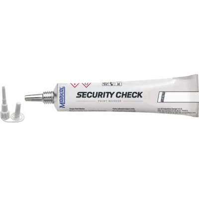 Image of Security Check Paint Marker, White, 50ml Markal
