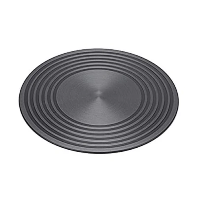 Image of QOTSTEOS Heat Diffuser for Gas Stove, Reducer Flame Guard Simmer Ring Plate Non Stick Hob Stove Glass Cooktop Converter, Induction Adapter (size:28x0.4cm)