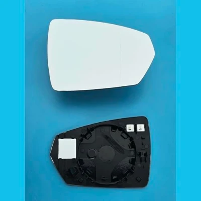 Image of Fits to AUDI A1(2020 ) &amp; VW POLO(2017 Heated Base Wing Mirror Glass Right Hand Driver Side
