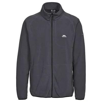 Image of Trespass Men Gladstone Ultralight Quick Dry Microfleece 190gsm for Men/ Gents/ Adults Walking/ Hiking/ Trekking/ Camping/ Outdoor/ Snowsports/ Skiing/ Snowboarding Flint, XXS