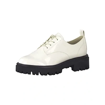 Image of Tamaris Women&#039; 1 23772 29 Oxford, Ivory Patent, 5 UK