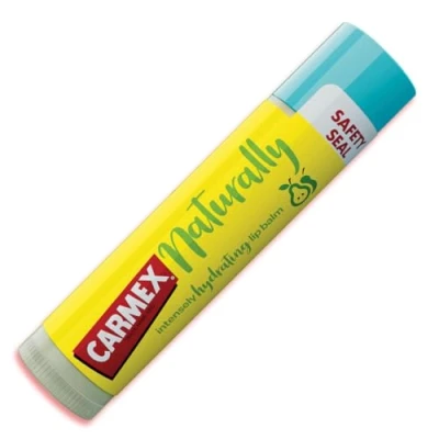 Image of CARMEX Naturally Pear Lip Balm Stick, (4.25g) Colloidal Oatmeal, Pure cupuaçu and murumuru. Smoother, Hydrated Lips