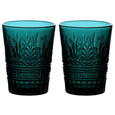 Image of Botanical Palm Leaf Tea Light Votive Candle Holder Hurricane Lanterns (BP73)