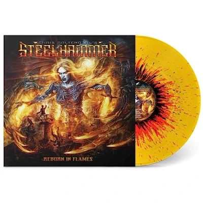 Image of Reborn In Flames (Yellow/Orange/Black Vinyl) [VINYL]