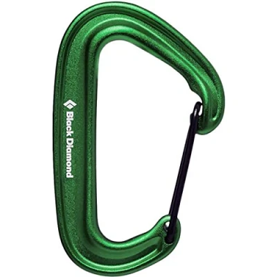 Image of Black Diamond Miniwire Carabiner, green