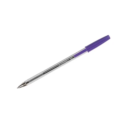 Image of Q CONNECT Ballpoint Pen Medium Violet (50 Pack), purple, KF11497