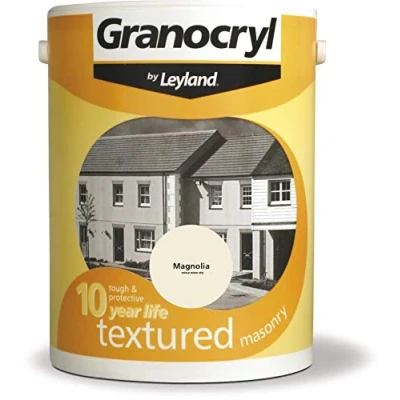Image of Leyland Granocryl Textured Masonry, Magnolia, 5L