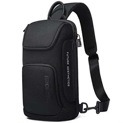 Image of BANGE Sling Bag, Waterproof Men&#039;s Chest Bag Shoulder bags Crossbody Backpack for Men Backpacks