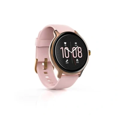 Image of Hama &quot;Fit Watch 4910&quot; Smart Waterproof Heart Rate Blood Oxygen Rose