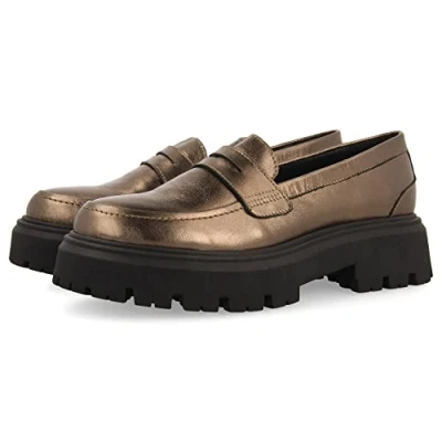 Image of GIOSEPPO Women&#039;s Kabelvas Moccasin, Lead, 6 UK