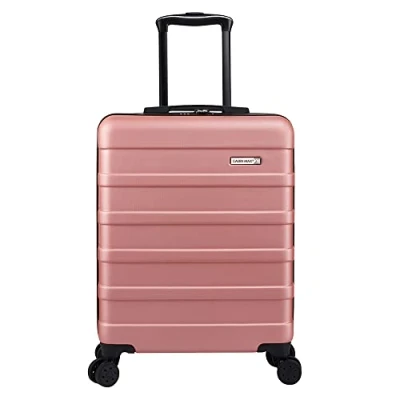 Image of Cabin Max Anode Suitcase 55x40x20 Built in Lock, Lightweight, Hard Shell, 4 Wheels, Suitable for Ryanair, Easyjet, Jet 2 Paid Carry on (Rose Gold, 55 x 40 20 cm)