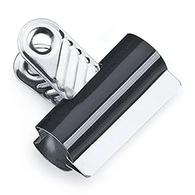 Image of Rapesco RCB060B1 60 mm Letter Clips, Black, Pack of 10