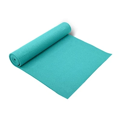 Image of FAIRWAYUK Yoga Mats for Women 6mm Thick Premium Non Slip Mat with Carrying Strap, Eco Friendly Fitness Exercise Workout Yoga, Pilates and Gymnastics (Aqua)