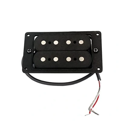 Image of Alnicov Fiber Alnico 5 Double Coil Humbucker Pickup for 4 String Cigar Box Guitar Replacement