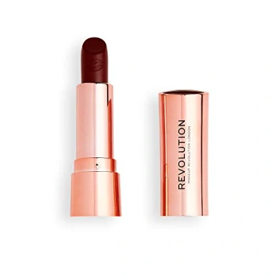 Image of Revolution Beauty London, Satin Kiss, Lipstick, Vampire, 3.5g