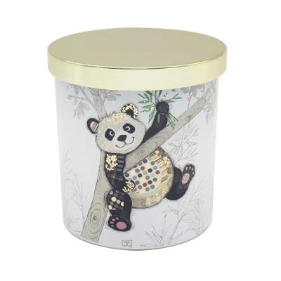 Image of L &amp; P Home Gifts Po Zi Panda Candle Gift Lovely for Women Men Designed by Bug Art All Occasions Luxury Décor Office