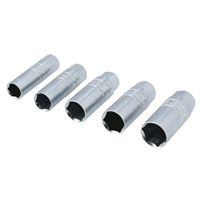 Image of Laser 8292 Thin Wall Spark Plug Socket Set 3/8&quot; D 5pc