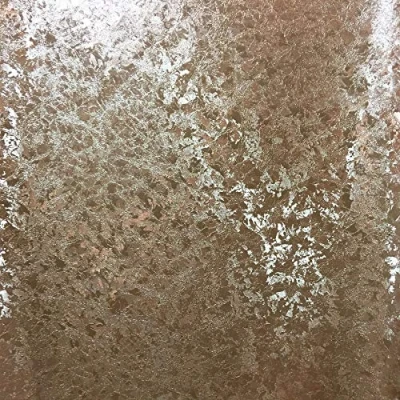 Image of Crushed Velvet Foil Wallpaper Luxury Weight Textured Vinyl Rose Gold Arthouse