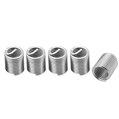 Image of 60Pcs Wire Thread Insert Assortment Stainless Steel Helicoil Type Repair Kit Inserts Screws Sleeve M3 M4 M5 M6 M8 M10 M12