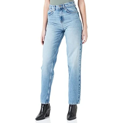 Image of ONLY Women&#039;s Onlrobyn Ex Hw Str Lo Ak DNM Dot536 Noos Jeans, Medium Blue (Medium Denim), 27W x 30L